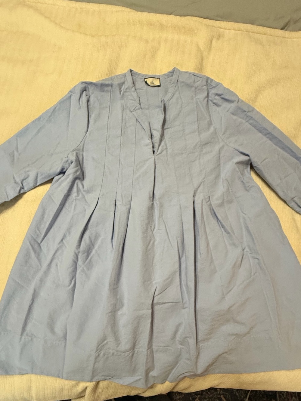 Tuckernuck Pale Blue Pleated Dress XXXL
